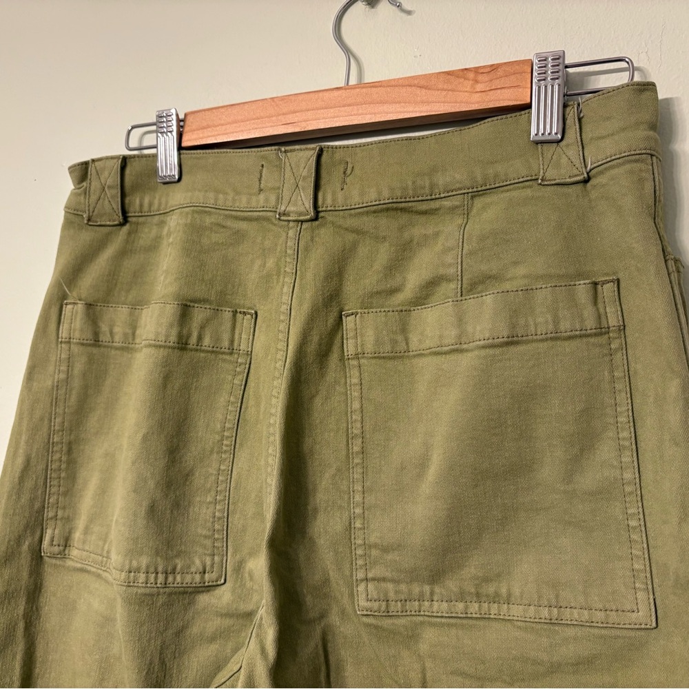 Madewell Spring Green Wide Leg Pants - Picture 2 of 5